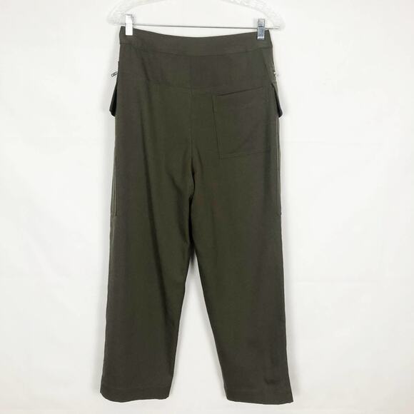 3.1 Phillip Lim 100% Wool Ankle Olive Green Women's Pants 4 - Picture 7 of 14